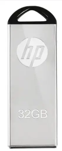 HP V220 32 GB Pen Drive Compatible with Laptop, Mobile, Tablet USB 2.0 Metal Case  (Grey)